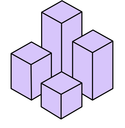 Dotstarter.pl - Cztery bloki fioletowe